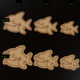 cookie_variations.png Chubby Shark Cookie Cutter STL | Cute 3D Print Design for Baking Fun