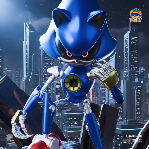 Metal-Sonic.png Sonic The Hedgehog - Metal Sonic