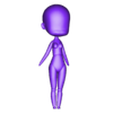 female.stl base mesh male and female chibi 3.5 head