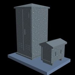 Armoire et pile.jpg Бесплатный STL файл Wardrobe and battery box・3D-печатный дизайн для скачивания, dede34500