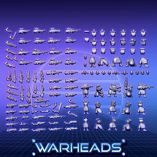 postapo4greensquadparts1.jpg Scandalously Huge Postapocalypse Scavenger Force Builder! (10 minis - 256 bits)