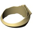 Knif-edge-lozeng-signet-size6to10-11.jpg STL-Datei Gestufter rautenförmiger Siegelring US-Größen 6 bis 10 3D-Druckmodell・3D-druckbare Vorlage zum herunterladen