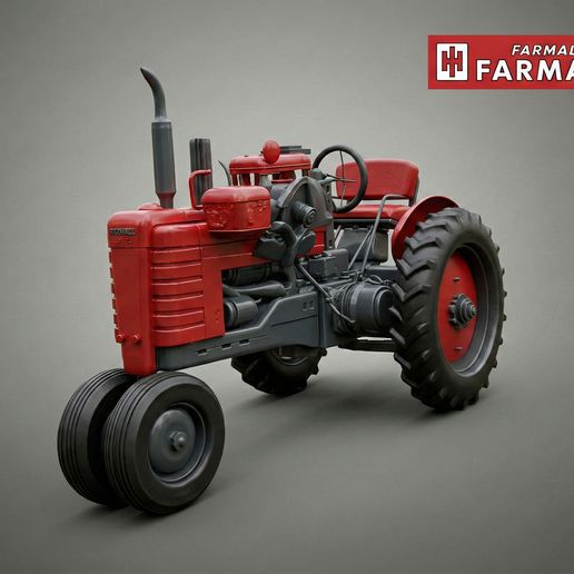 Farmall Model M (1939-1952) Classic Tractor - Vintage Agriculture - 3D Printable