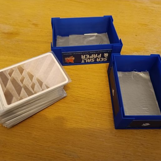 sea salt and paper card sleeves Sea Salt & Paper (support sleeved cards) by Blake Nguyen | Download free  STL model