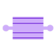 MiniStraightTrack_54mm_MaleMale_B2.stl Train Tracks Complete Set Extensions