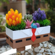 download-3.png 3D file SpongeBob SquarePants | Patrick Star Pants - Planter・3D printer model to download