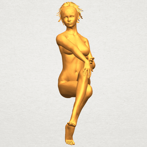 A04.png Download free file Naked Girl H02 • Model to 3D print, GeorgesNikkei