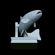 Rainbow-trout-trophy-40.png rainbow trout / Oncorhynchus mykiss fish in motion trophy statue detailed texture for 3d printing