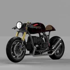 Capture-d’écran-2023-09-24-à-13.21.29.png STL file BMW R100 Cafe Racer - 1/24・3D print model to download