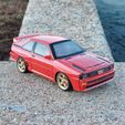 Quattro-Front.jpg STL file 84 Sport Quattro Body Shell (Xmod and MiniZ)・3D printable model to download