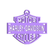 harley-davidson kaychain.stl Llavero Harley-Davidson