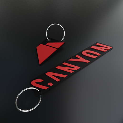 🔑 Specialized, Canyon Keychains logos bike road・ STL File for 3D