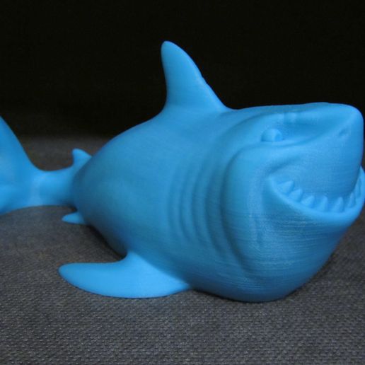 Bruce.JPG Descargar archivo STL gratis Bruce the Shark (Easy print no support) • Modelo imprimible en 3D, Alsamen
