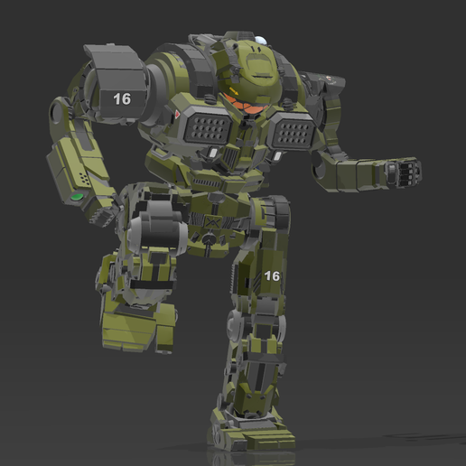 🔥 American Mecha Wizard FS1 Fire Support type・Free 3D File for 3D ...