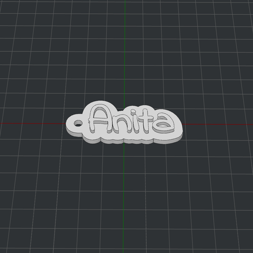 Keychain Anita 3D model