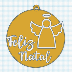 FelizNatalAnjo.png CHRISTMAS ORNAMENT - EASY PRINT FOR BEGINNERS