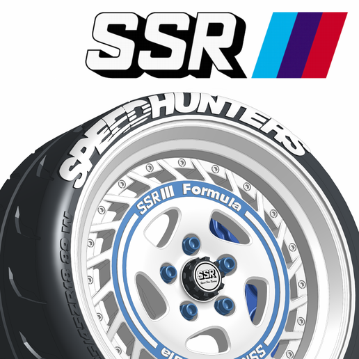 🛞 1/18 WHEEL SSR FORMULA AERO SPOKE - NISMO GTR / LIBERTY WALK