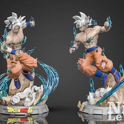 3D file Tablos - Goku SsJ 5 タブロス 👾・3D printing design to download・Cults