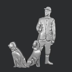 screenshot000.jpg Fichier STL soldat avec des chiens・Design pour imprimante 3D à télécharger, vadarshop