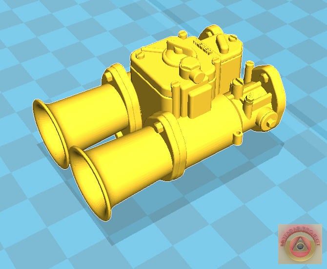 595-Abarth_19.jpg STL file Weber 40 DCOE carburetor・Design to download and 3D print, motabas