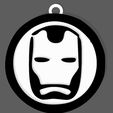 12-IRONMAN.jpg STL file MARVEL AVENGERS IRON MAN KEY CHAIN・3D printing design to download