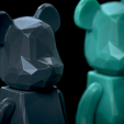 Untitled_Viewport_041.png Bearbrick Articulated Low poly faceted Articulated