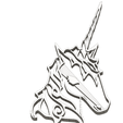 4.png 8 X UNICORN COOKIE CUTTER
