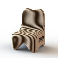 ptch1.jpg 3D file Chair Parametric・3D printer model to download
