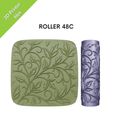 etsy-view48C.jpg Textur Mini Walzen für Ton, Rankenmuster, botanisch, Blatt, Natur inspiriert, Dateien für 3D-Druck, Set #48