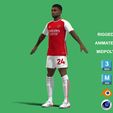 Nelson_8.jpg 3D Rigged Reiss Nelson Arsenal 2024