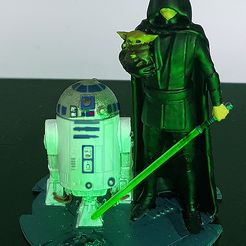 LUKE SKYWALKER STARWARS MANDALORIAN DISNEY STATUE 3D-Druck Modell