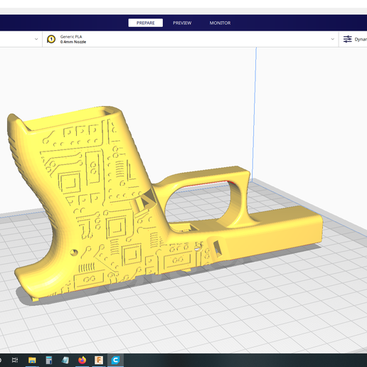 Glock 43/ SS80 Circuit Stipple 3D model