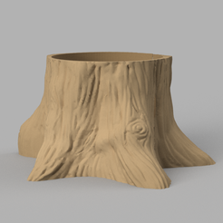 Stump-pencil-holder-0.png Archivo STL Portalápices Stump・Plan para descargar y imprimir en 3D