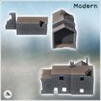 4.jpg Set of Stone Farm Buildings with Tile Roof (20) - Modern WW2 WW1 World War Diaroma Wargaming RPG Mini Hobby