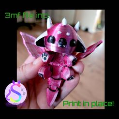 dragon_normal.jpg Fichier STL Kaida le bébé dragon・Design à télécharger et à imprimer en 3D