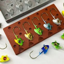▷ molds for fishing lures 3d models 【 STLFinder 】