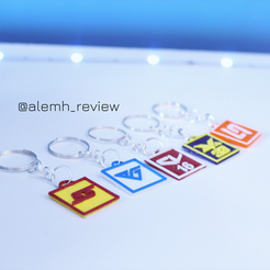 @alemh_review F1 Drivers Logo Keychain