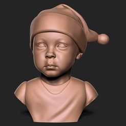 1.jpg Fichier STL Fille de Noël・Modèle pour impression 3D à télécharger