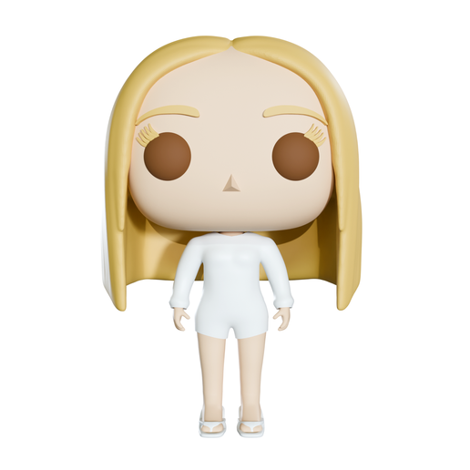 Funko pop woman white dress