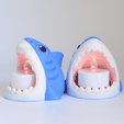 Cobotech-Summer Cute Shark Candle Holder_08.png Sommer Niedlicher Hai