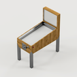 Pinball-Machine-Empty-Cabinet-STL-15.png Diorama - Flipper - Cabinet vide (Ajoutez vos propres décalcomanies) STL FILES