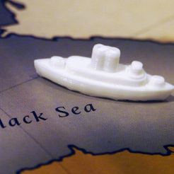 boat_zoom_display_large.jpg Free STL file WW1 Ship (Fleet) Pieces for Diplomacy the Board Game・3D printable model to download