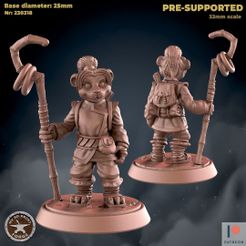 230318-LIttle_Panda_Standing1.jpg Файл 3D Девочка-панда・Дизайн 3D принтера для загрузки