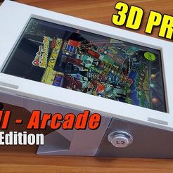 PINBALL-3D-cvr-sml.jpg Download free STL file PINBALL-Arcade-TABLETOP • 3D printer template, toddsworld
