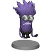 20.jpg Purple mutated minion for 3D printing STL