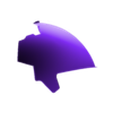 CP2077_Kabuto_Front2.stl STL file Cyberpunk 2077 Kabuto Helmet・Model to download and 3D print