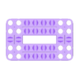 uBeam9.Holes2.5x8.Fancy.stl Générateur ultime de LegoBeam/BitBeam
