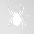 Spider5-2.jpg 7 Spider Silhouettes, Arachnid Outlines, Orb Weaver, Hourglass Spider, Stencils