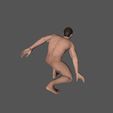 13.jpg Animated Naked Man-Rigged 3d game character Low-poly 3D model