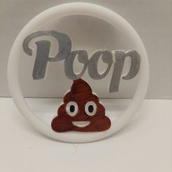 20221219_182447.jpg STL-Datei NSFW Poop Ornament・Modell zum Herunterladen und 3D-Drucken